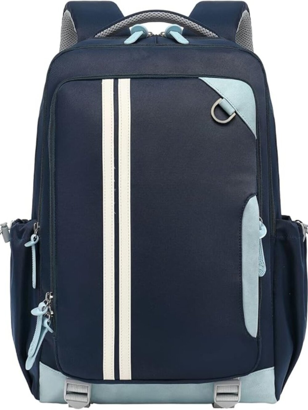 NWOT! Laptop Backpack with Faux Leather Accents, Bottle Pockets, and Anti-Theft